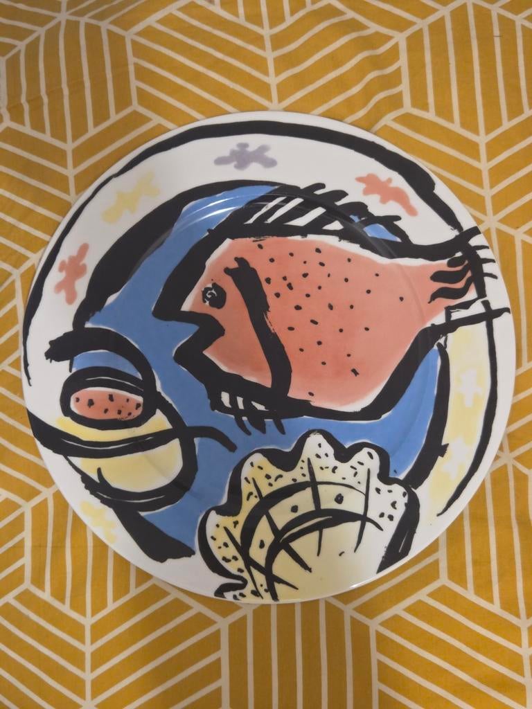 Villeroy & Boch bord – Ocean decor – Ø 30 cm – Porselein – V, Huis en Inrichting, Keuken | Servies, Ophalen of Verzenden, Zo goed als nieuw