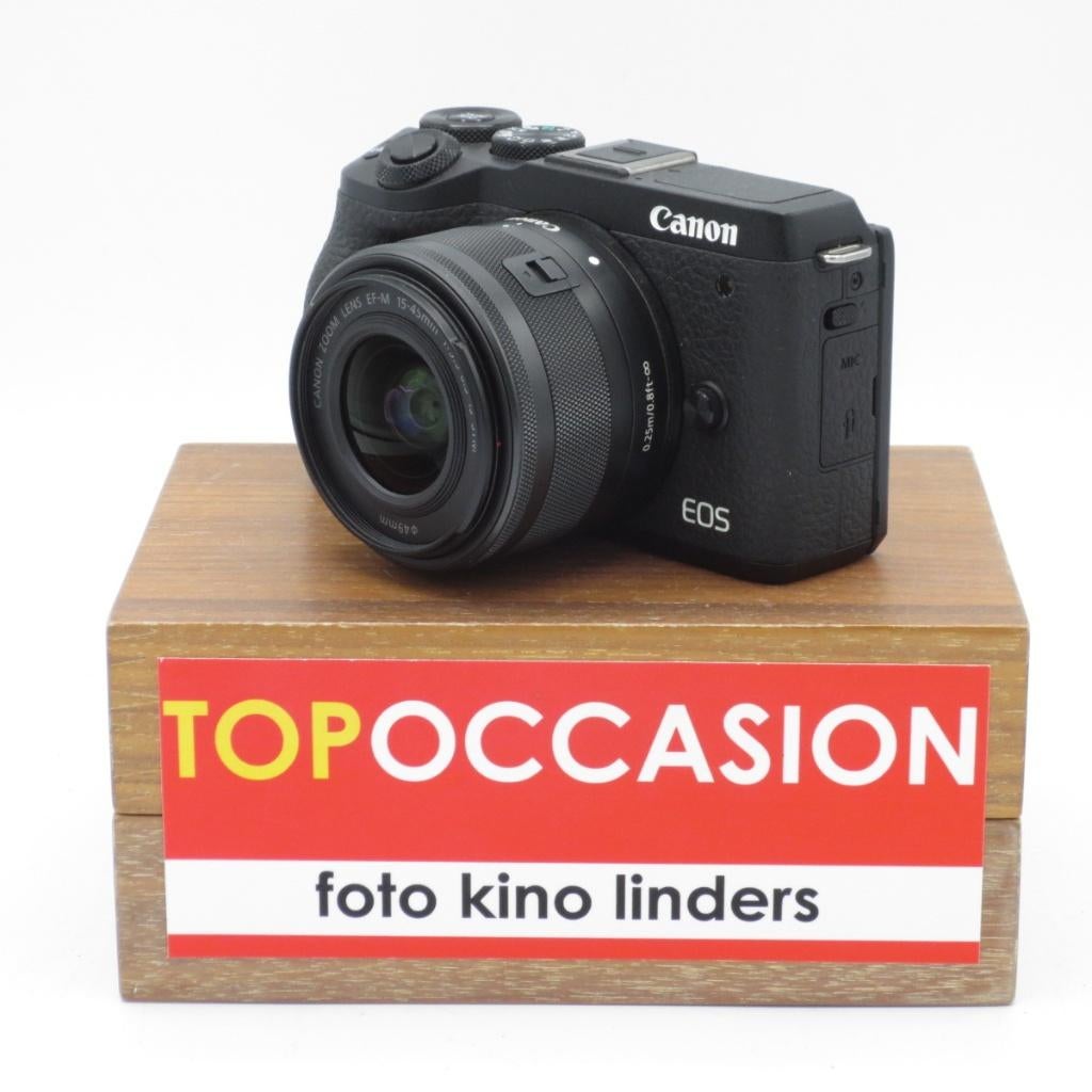 OCCASION: Canon EOS M6 II + 15-45mm, Audio, Tv en Foto, Fotocamera's Digitaal, Gebruikt, 32 Megapixel, Canon, Compact