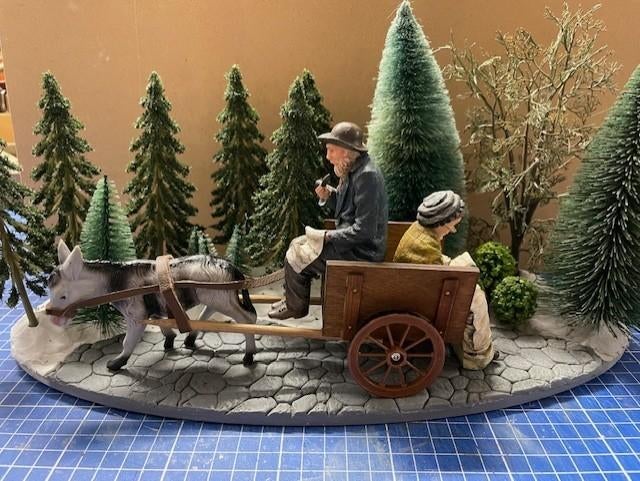 poppenhuis kar met ezel, Ophalen of Verzenden, Nieuw, Poppenhuis