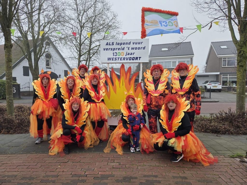 Carnaval loopgroep "lopend vuur", Kleding | Dames, Ophalen