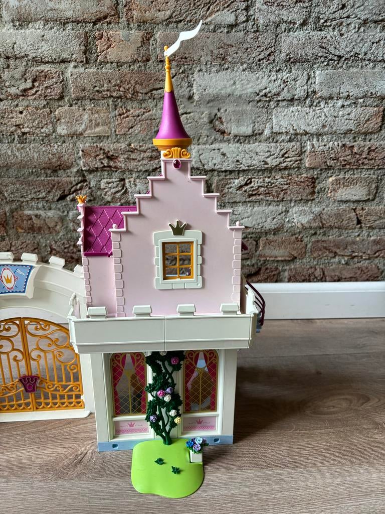 Playmobil Prinsessenkasteel 6849 met toren en accessoires, Kinderen en Baby's, Speelgoed | Playmobil, Ophalen of Verzenden, Gebruikt