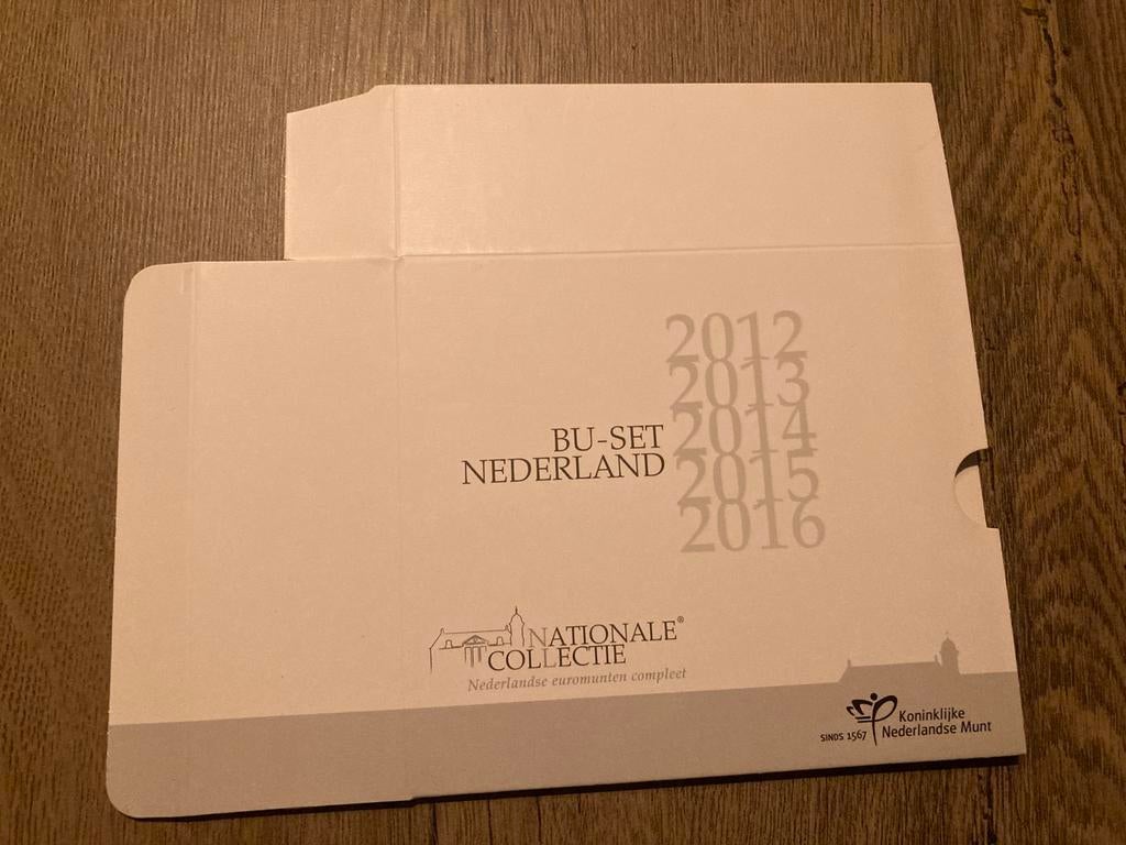 Verzamelbox bu set Nederland 2012 t/m 2016, Postzegels en Munten, Munten | Nederland, Ophalen of Verzenden