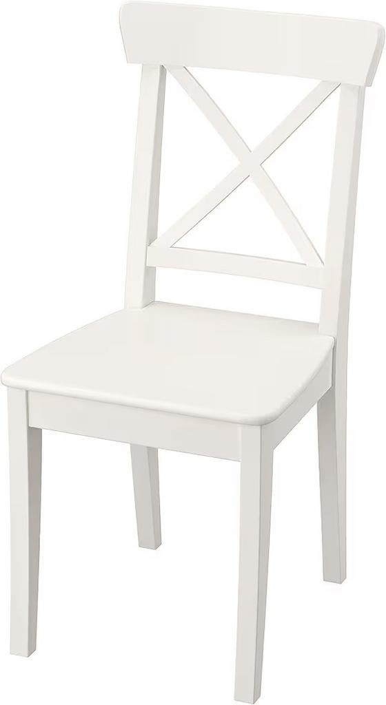3 Ikea ingolf stoelen bijna gratis, Huis en Inrichting, Stoelen, Ophalen, Gebruikt, Wit
