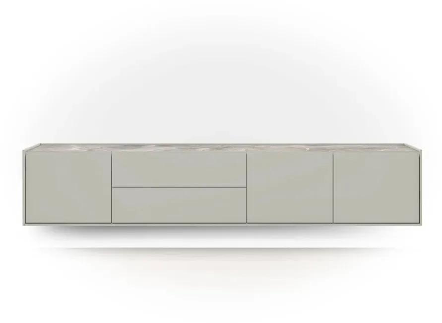 Luxe Xooon Design Dressoir - Nieuw | Marmerlook | Taupe, Overige materialen, Luxe, Nieuw, Ophalen of Verzenden