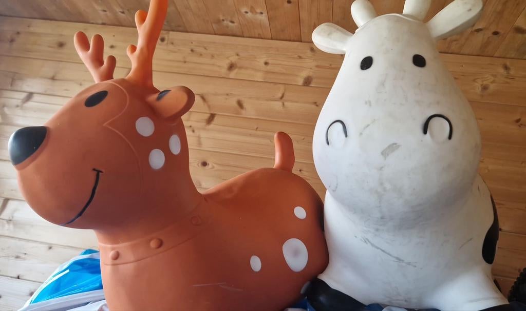 Loop fietsje loop motertje 2 skippy figuren, Ophalen, Gebruikt