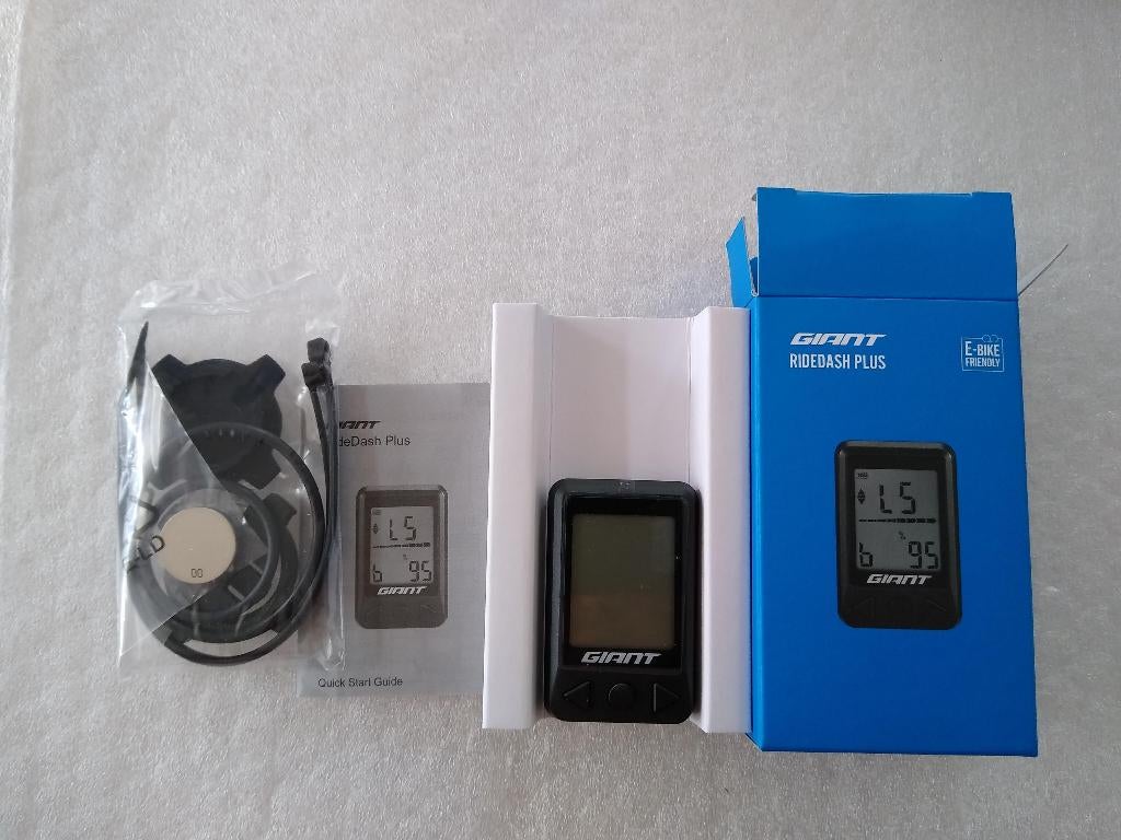 Giant RideDash Plus Fietscomputer E-Bike Ant+ Fiets Computer, Fietsen en Brommers, Fietsaccessoires | Fietscomputers, Onbekend