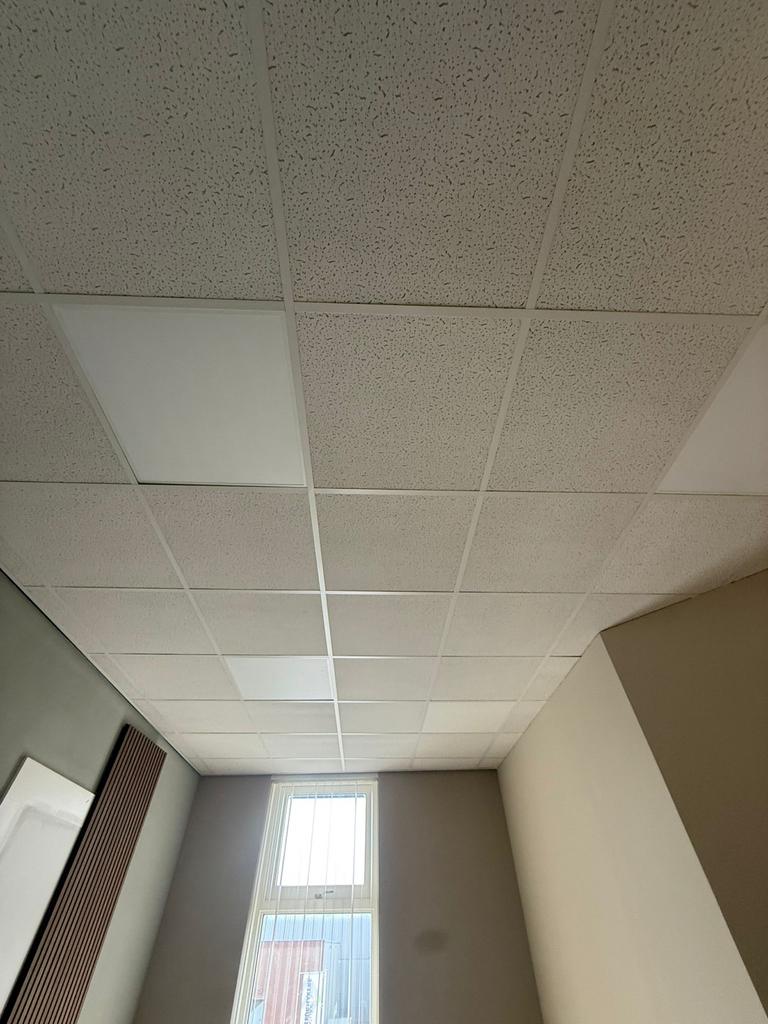 plafondplaten 140+-m2 60x60, Ophalen, Gebruikt