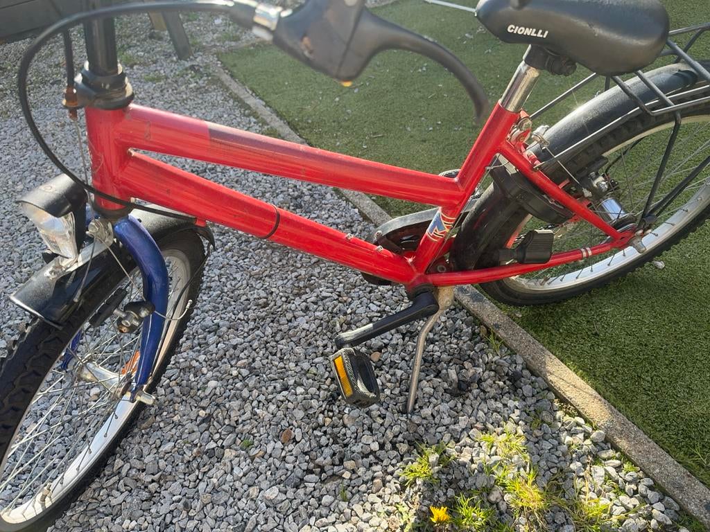 Rode Fiets - Cionlli Zadel, Fietsen en Brommers, Ophalen, Gebruikt, 20 inch of meer