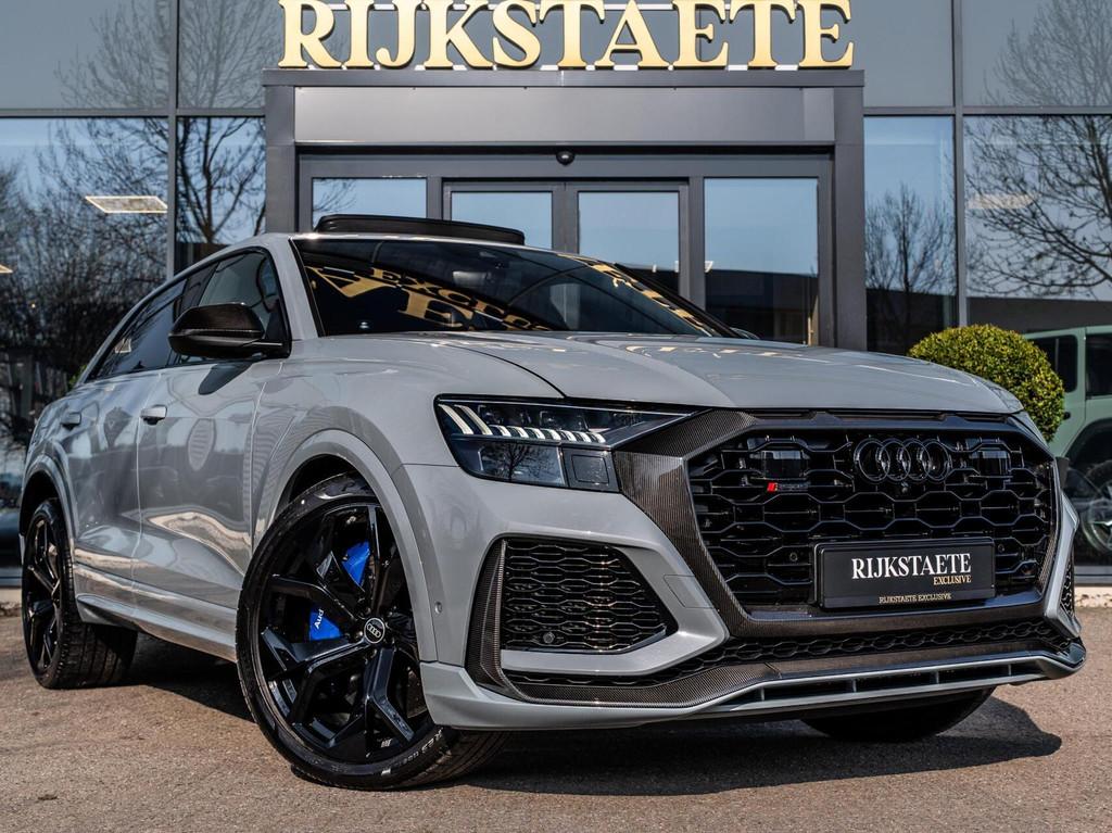 Audi RSQ8 4.0 TFSI RS Q8 Quattro|PANO|B&O|KERAMISCH|CARBON, Auto's, Audi, Gebruikt, 600 pk, Bedrijf, Vierwielaandrijving