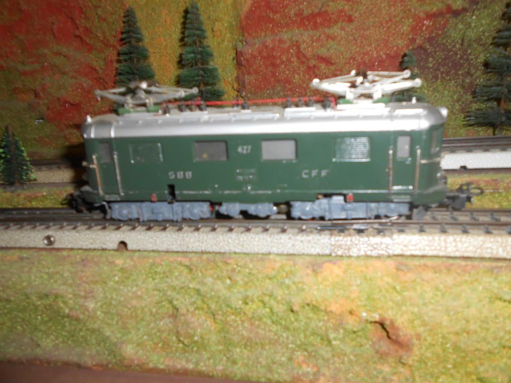 Märklin 3014 Zwitserland SBB CFF de RET 800 Re 4/4, Wisselstroom, Gebruikt, Locomotief, Ophalen of Verzenden