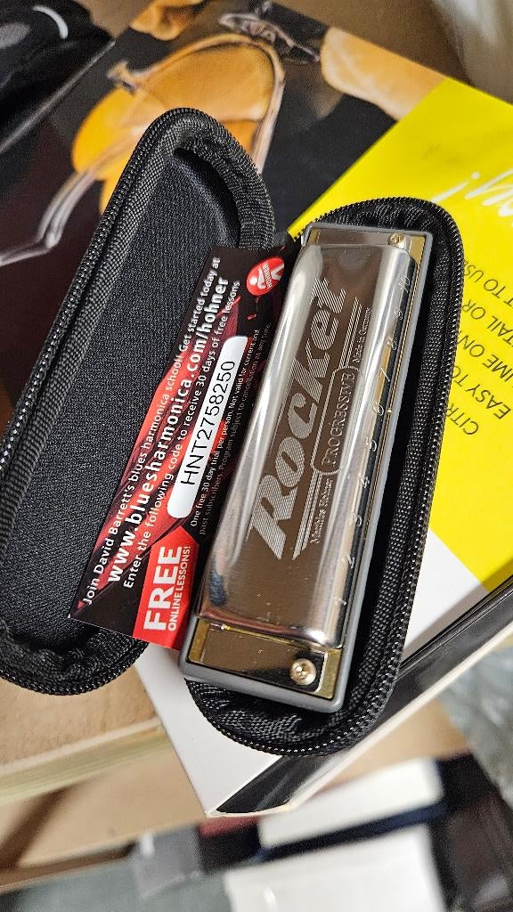 Hohner Rocket mondharmonica Nieuw, Ophalen of Verzenden, Met koffer of doosje, Diatonisch, C-mondharmonica