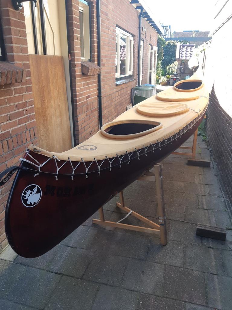 Gatz Mohawk 525/85 met peddels en toebehoren, Watersport en Boten, Kano's, Ophalen, Zo goed als nieuw, Canadese kano of Open kano