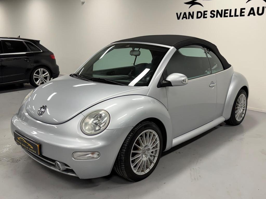 Volkswagen New Beetle Cabriolet 1.6 NIEUWSTAAT/BLUETOOTH/CRU, Stof, Gebruikt, Beetle (Kever), 4 cilinders