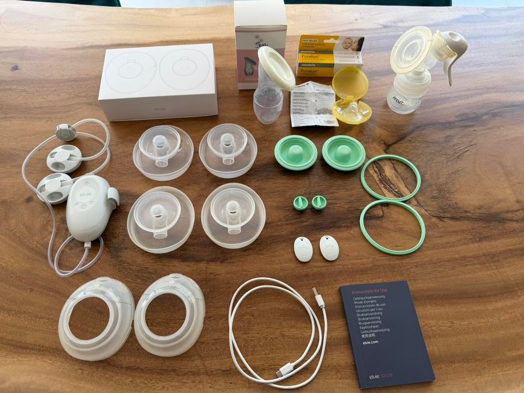 Elvie stride + handkolf Philips Avent, Kinderen en Baby's, Babyvoeding en Toebehoren, Ophalen of Verzenden, Gebruikt, Borstkolf