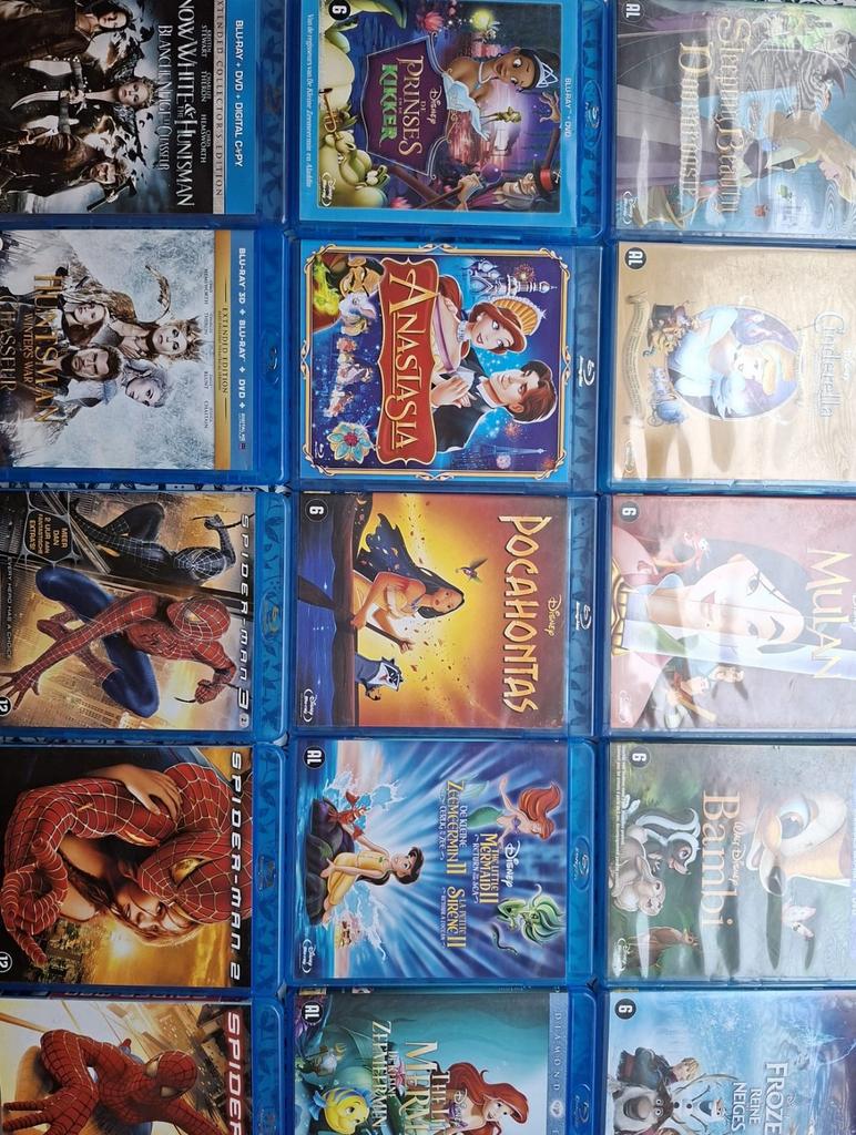 Grote collectie Disney en Marvel Blu-rays, Cd's en Dvd's, Blu-ray, Ophalen of Verzenden, Gebruikt, Kinderen en Jeugd, Boxset