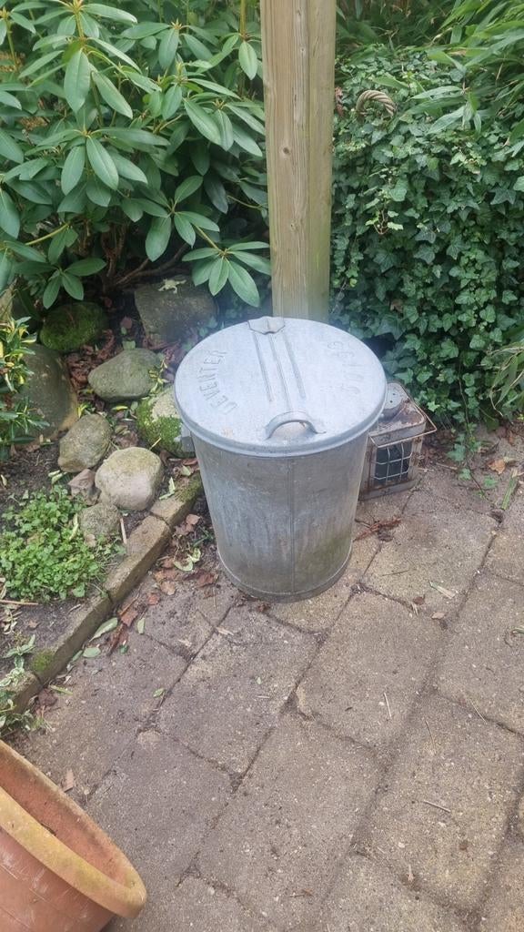 Prachtige Vintage Vuilnisbak Deventer - Zeer Goede Staat, Ophalen, 50 tot 75 cm, 40 liter of meer, Zo goed als nieuw