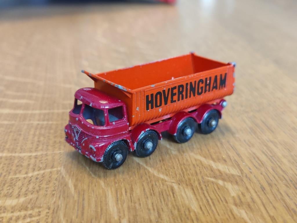 Matchbox Foden Hoveringham Tipper ORANJE, Ophalen of Verzenden, Zo goed als nieuw, Auto