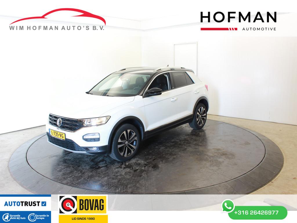 Volkswagen T-Roc 1.5 TSI Sport United R Bi-toneAutomaat Navi, Stof, 4 cilinders, Bedrijf, Geïmporteerd