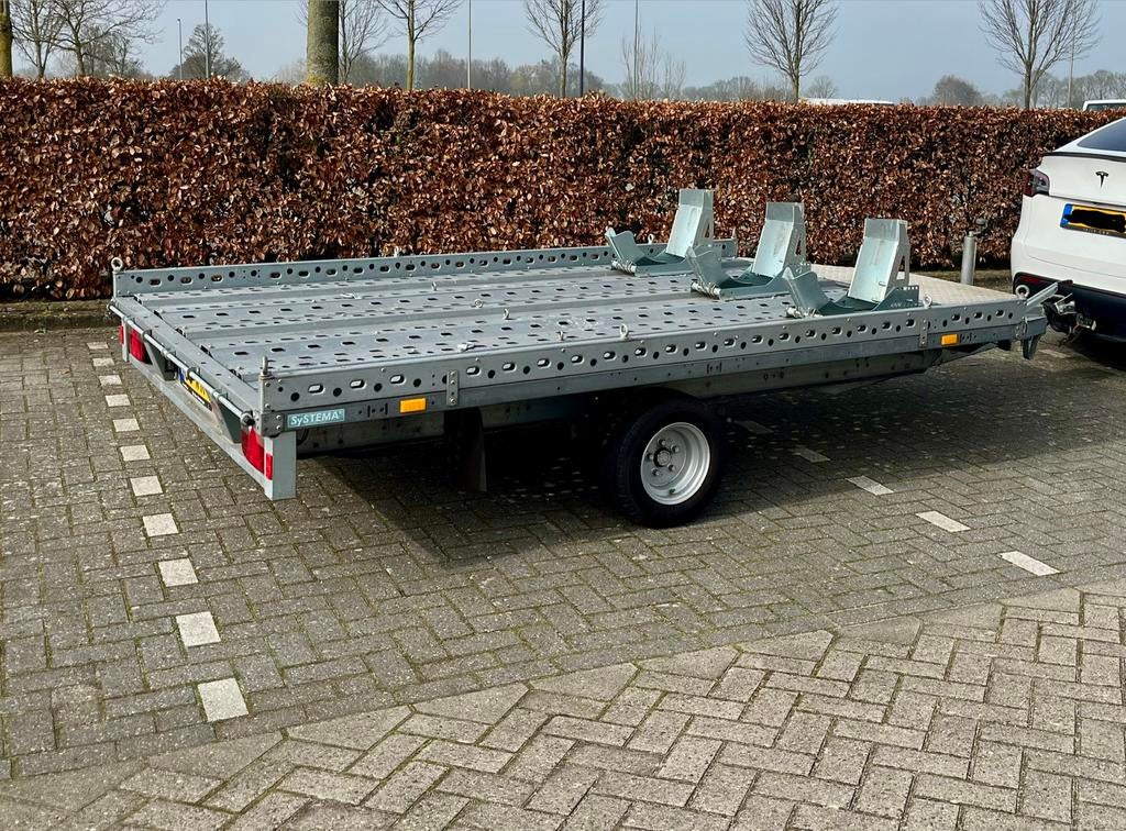 🏍️ Huren Motortrailer Motoraanhanger voor 3 Motoren Te Huur, Ophalen, Gebruikt