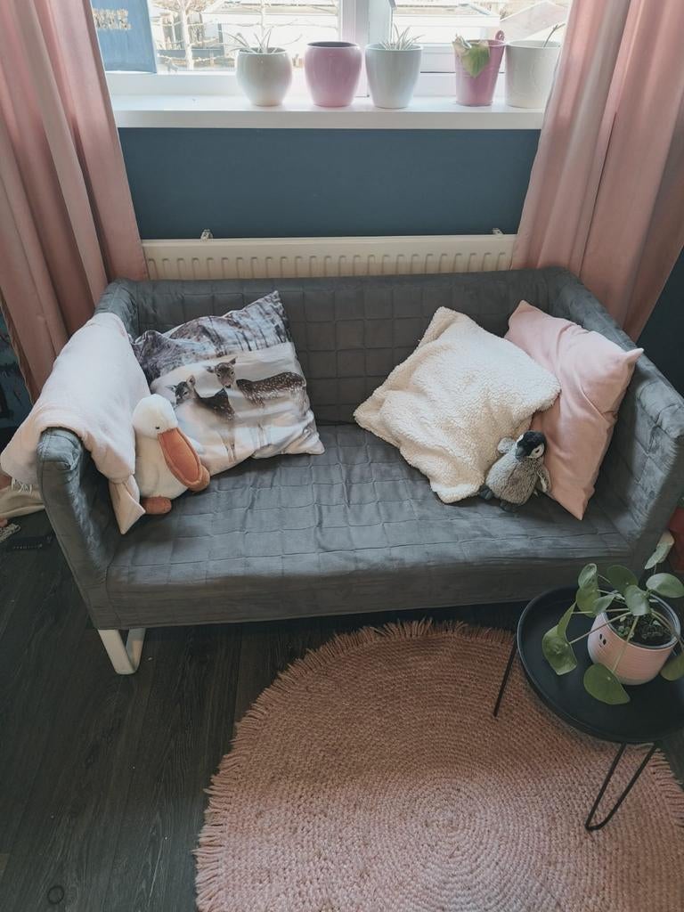 Leuk Bankje, Ophalen, Minder dan 75 cm, Tweepersoons, Zo goed als nieuw