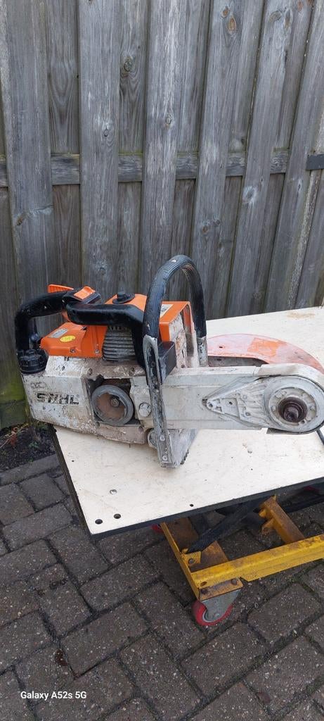 Sthil TS460 beton zaag, Ophalen of Verzenden, 1200 watt of meer, Afkortzaag, 70 mm of meer