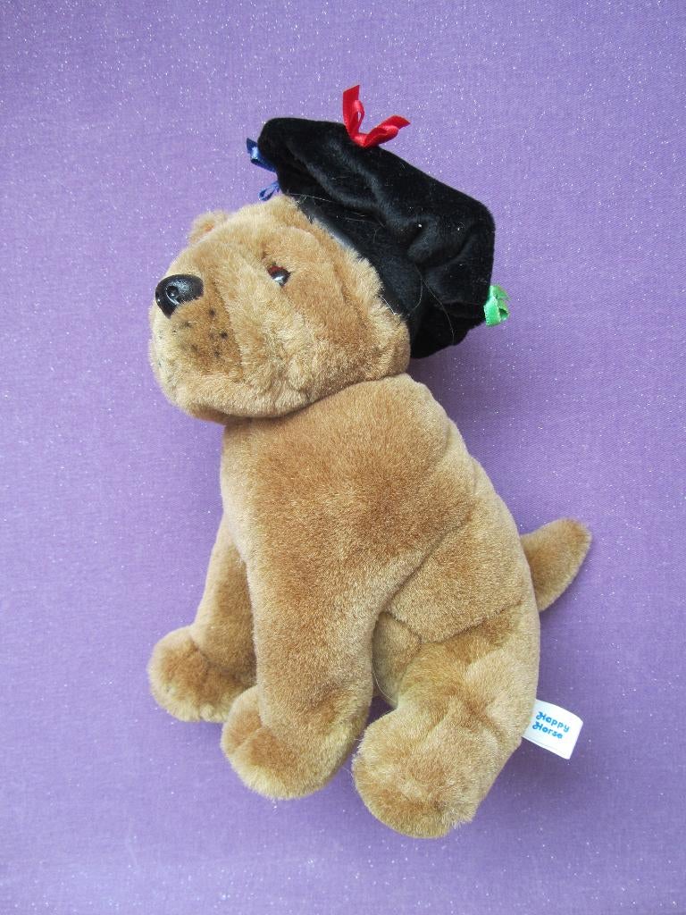 33 JARIGE HAPPY HORSE Knuffel HOND UIT 1993 **Nieuw**, Happy Horse, Nieuw, Met label, Middelgroot (20 tot 80 cm)