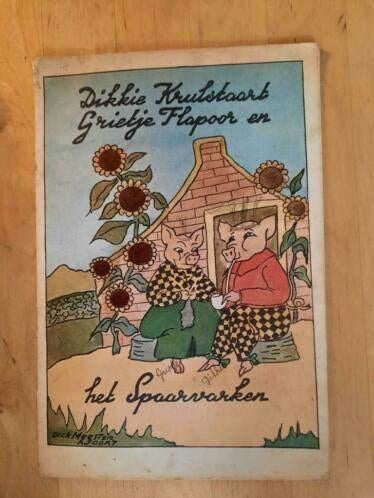 DIKKIE KRULSTAART - GRIETJE FLAPOOR EN HET SPAARVARKEN, Boeken, Ophalen of Verzenden, Gelezen