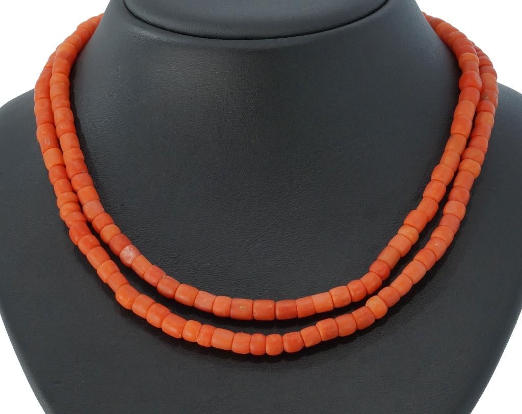 Bloedkoraal antieke ketting fraai 14k gouden slot dames, Sieraden, Tassen en Uiterlijk, Antieke sieraden, Verzenden, Goud, Ketting