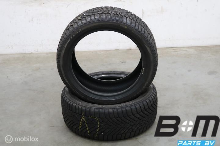 2 x 2254517 91H Pirelli Cinturato Winter 7mm 225 45 17, Gebruikt, Band(en)