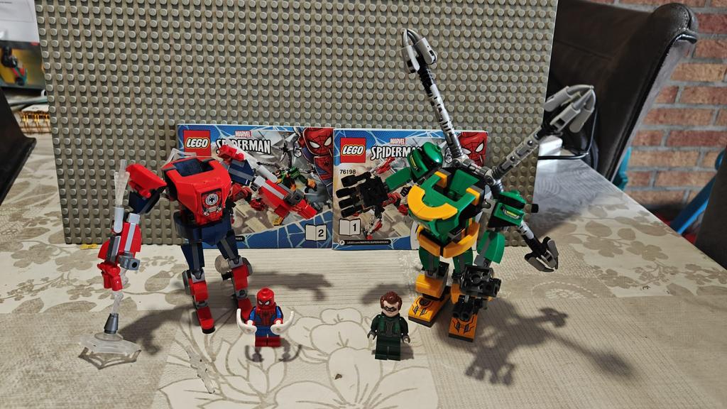 Lego Marvel Super Heroes Spider-Man & Doctor Octopus battle, Ophalen of Verzenden, Gebruikt, Complete set, Lego