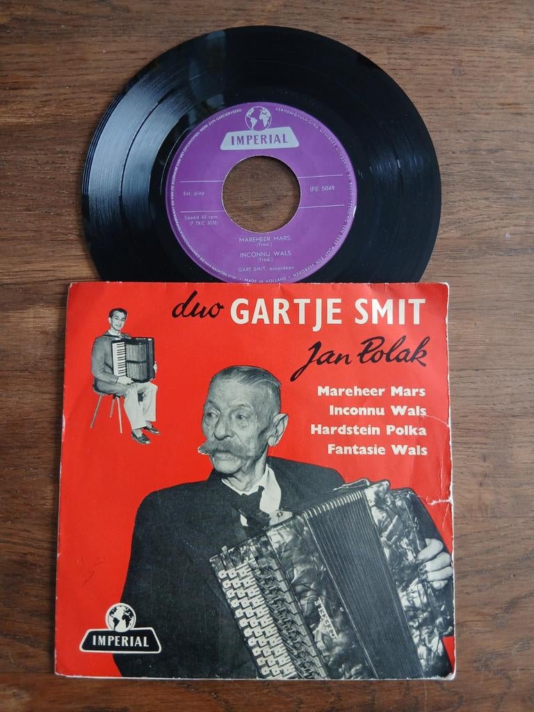 Ep Gartje Smit, Cd's en Dvd's, Vinyl Singles, Ophalen of Verzenden, Gebruikt, Nederlandstalig, EP
