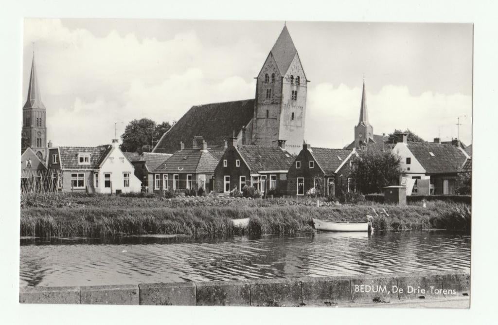 Bedum - De Drie Torens, Ophalen of Verzenden, 1960 tot 1980, Ongelopen, Groningen