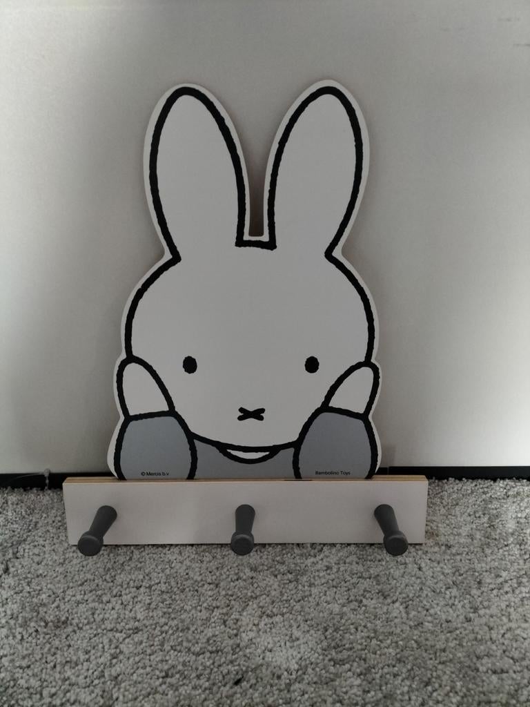 Nijntje kapstok hout, Wandkapstok, Ophalen of Verzenden, Zo goed als nieuw, Minder dan 100 cm