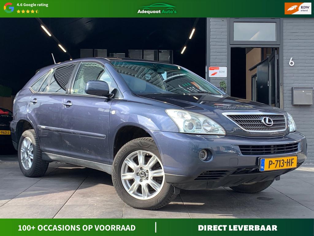 Lexus RX 400h|AUT|Cruise|Carplay|Camera|Memory|Trekhaak|APK, Auto's, Lexus, Automaat, 3311 cc, Gebruikt, Blauw