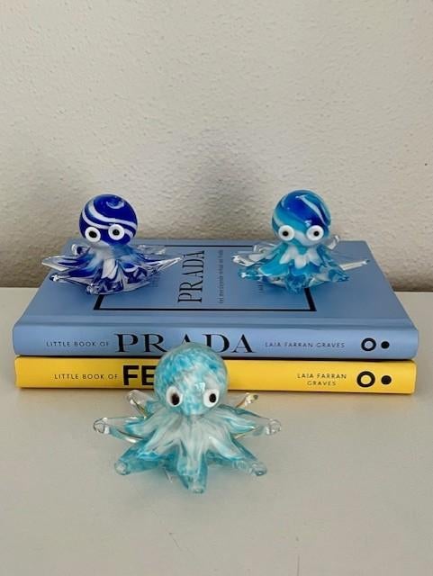 J-Line presse papier glas Octopus S Nieuw!, Meerkleurig, Nieuw, Ophalen of Verzenden, Modern