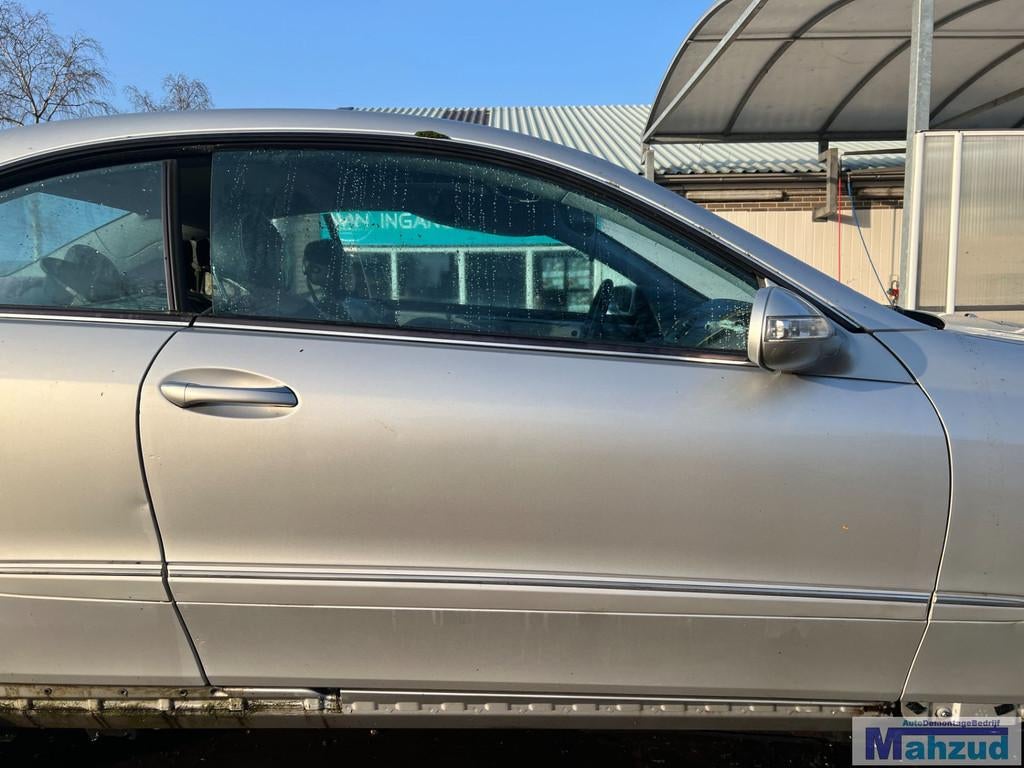 MERCEDES CLK W209 Zilver 744 rechts deur 2002-2009, Auto-onderdelen, Gebruikt, Mercedes-Benz AG, Deur, Mercedes-Benz