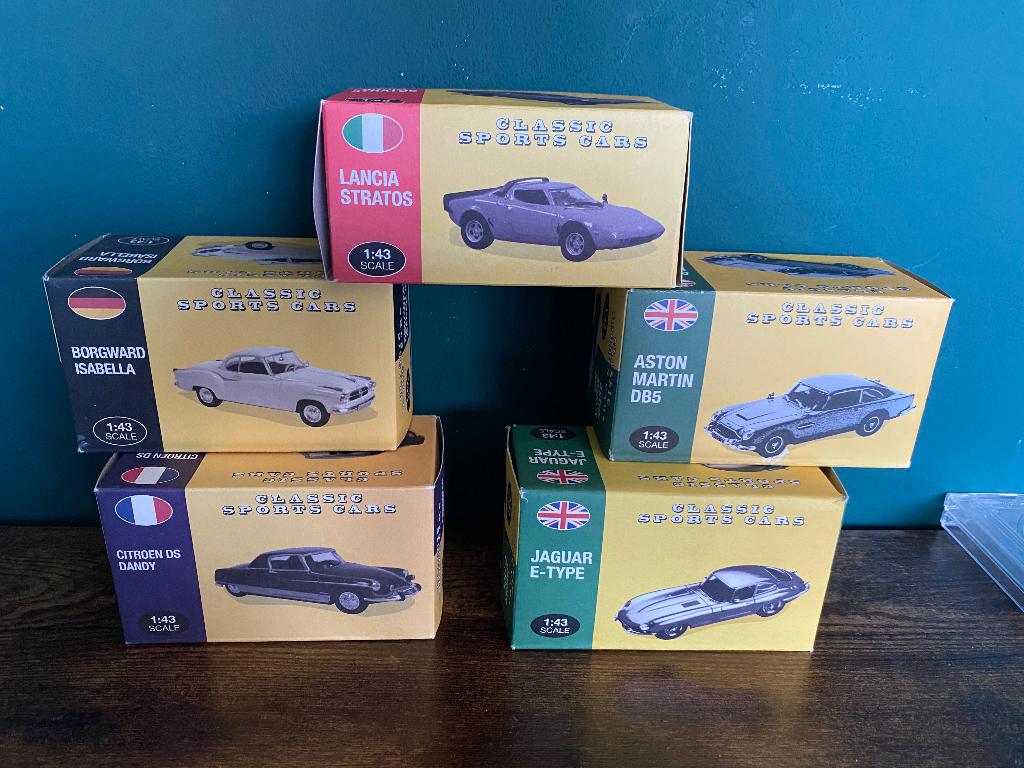 Atlas classic sport car 1 : 43 lancia citroen aston martin, Ophalen of Verzenden, Nieuw, Auto, Overige merken