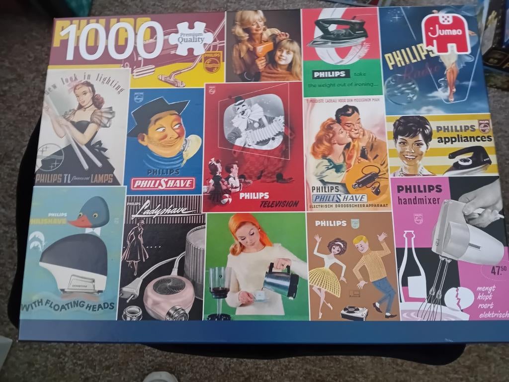 8x puzzel van 1000stukjes Compleet, Complete serie of reeks, Ophalen of Verzenden, Zo goed als nieuw, Amerika