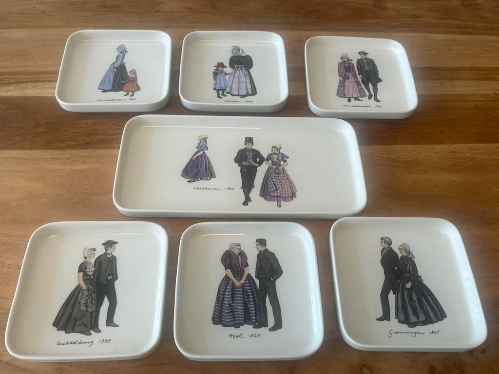 Villeroy & Boch Hollandse Klederdracht Borden Set, Ophalen of Verzenden