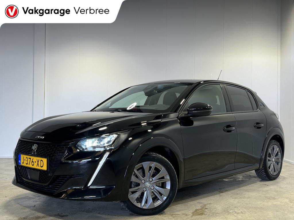 Peugeot e-208 EV Allure 50 kWh | 3-fase | SOH 87% | Navigati, Gebruikt, Zwart, 339 km, Origineel Nederlands