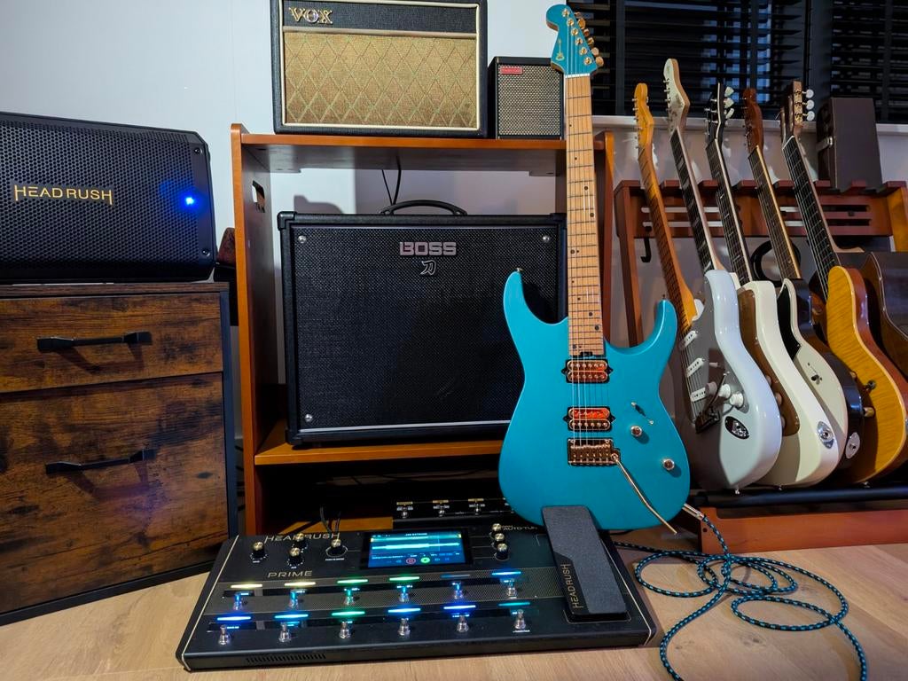 Charvel Angel Vivaldi Signature DK24-6 Nova Aqua Firemist, Muziek en Instrumenten, Snaarinstrumenten | Gitaren | Elektrisch, Ophalen of Verzenden