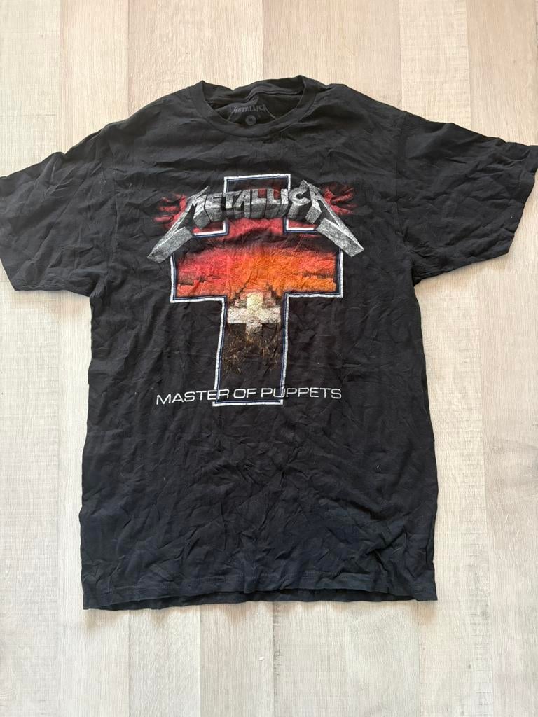 Metallica “ Master of the puppets” vintage shirt, Ophalen of Verzenden, Zo goed als nieuw, Maat 48/50 (M), Zwart