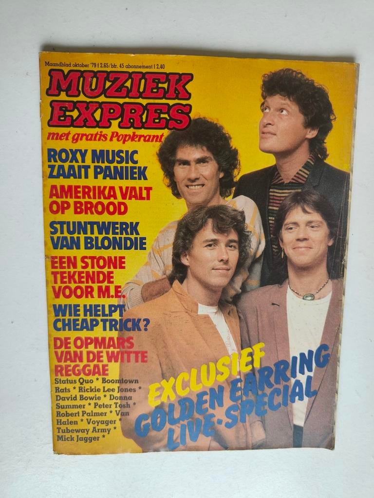 Muziek Expres oktober 1979, Ophalen of Verzenden, 1960 tot 1980, Nederland, Tijdschrift
