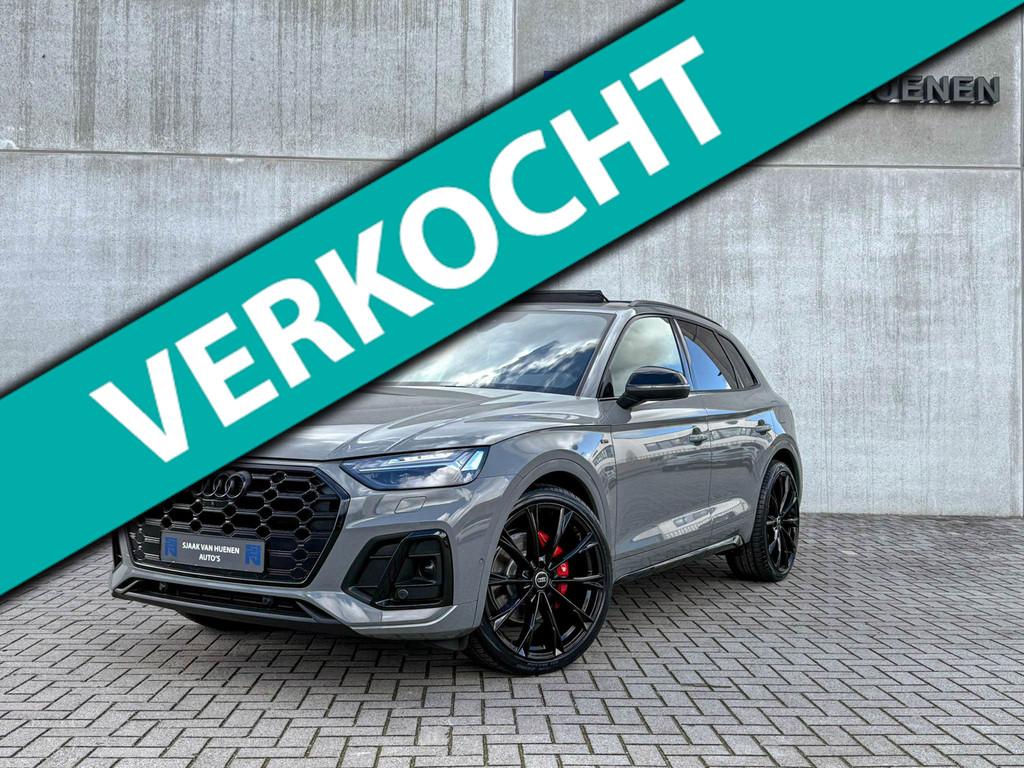 Audi Q5 55TFSI e 367PK Quattro Competition S Edition S-Line, Auto's, Automaat, Gebruikt, Zwart, 4 cilinders