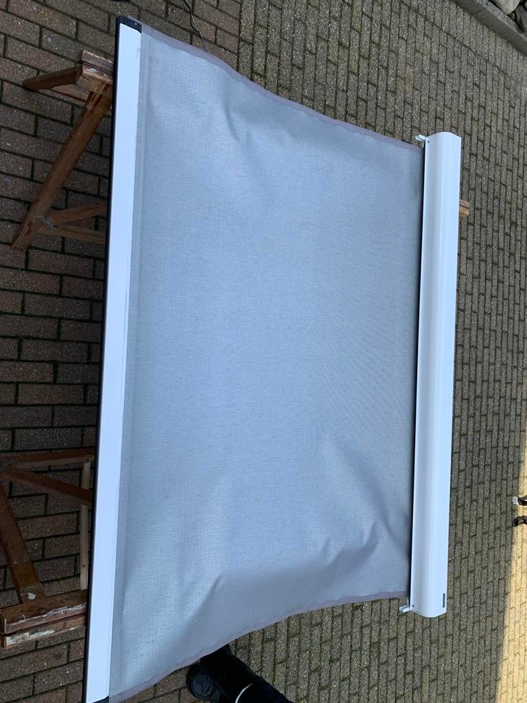Elektrische Zonwering/Screen doek Harol, Tuin en Terras, Zonneschermen, Ophalen, Gebruikt, Elektrisch, Minder dan 250 cm