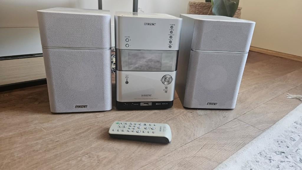 Sony CMT-U1 Stereo set incl. afstandsbediening - werkt goed, Ophalen, MP3-aansluiting, Tuner of Radio, Zo goed als nieuw