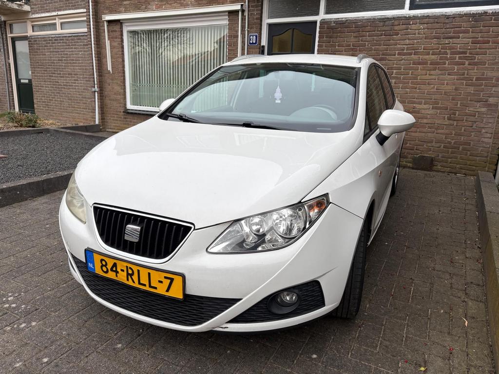 Seat Ibiza 1.2TDI 55KW Ecomotive ST 2011 Wit RIJDT PERFECT!, Auto's, Seat, Voorwielaandrijving, 74 pk, 1199 cc, Origineel Nederlands