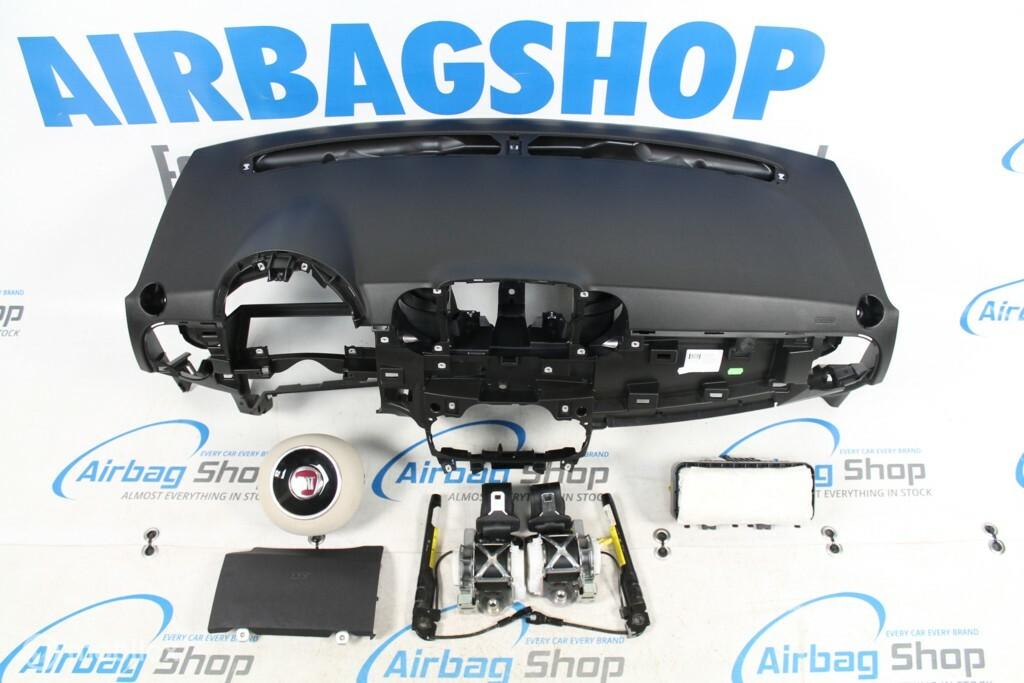 Airbag set - Dashboard wit stuur Fiat 500 (2016-heden), Auto-onderdelen