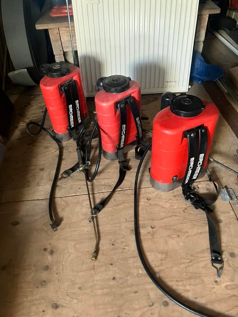 Birchmeier rugspuiten, Tuin en Terras, Bestrijdingsmiddelen, Ophalen of Verzenden, Gebruikt, Onkruidbestrijding