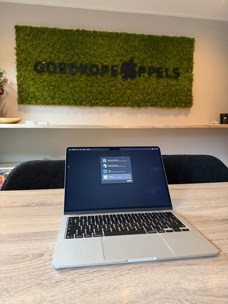 MacBook Air 13 inch m4 16GB 256GB | defect, Computers en Software, Apple Macbooks, Ophalen, Apple, MacBook Air, Cupertino California